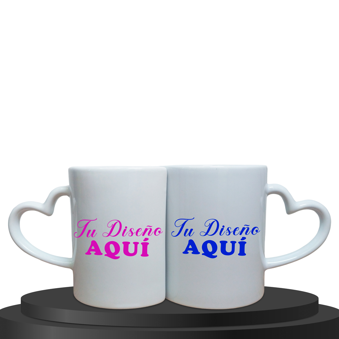 Mug Pareja Oreja Corazón - Image 6